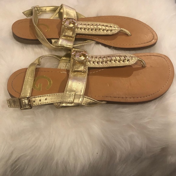 G by Guess Gold Sandals - SOLD - Picture 3 of 3